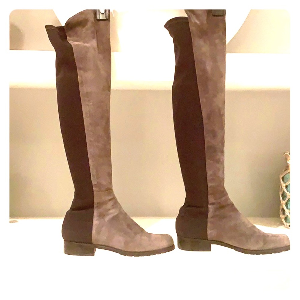 Stuart Weitzman suede knee-high boots